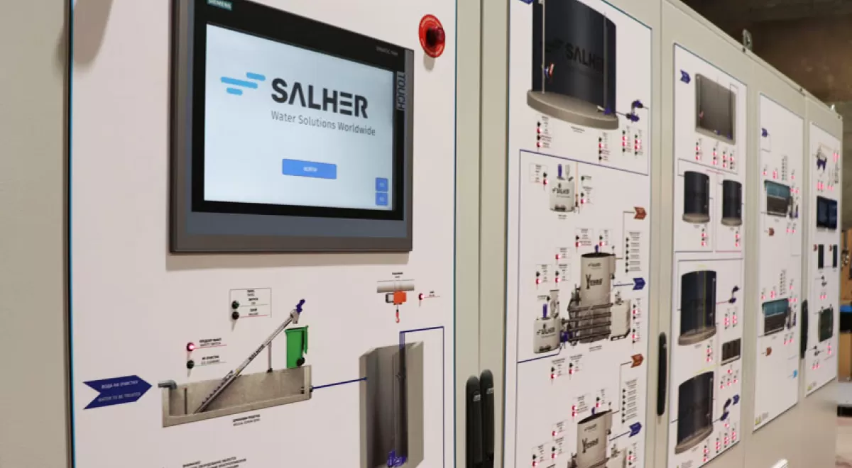 Los sistemas de telecontrol de Salher mejoran el rendimiento y la seguridad de sus plantas de tratamiento
