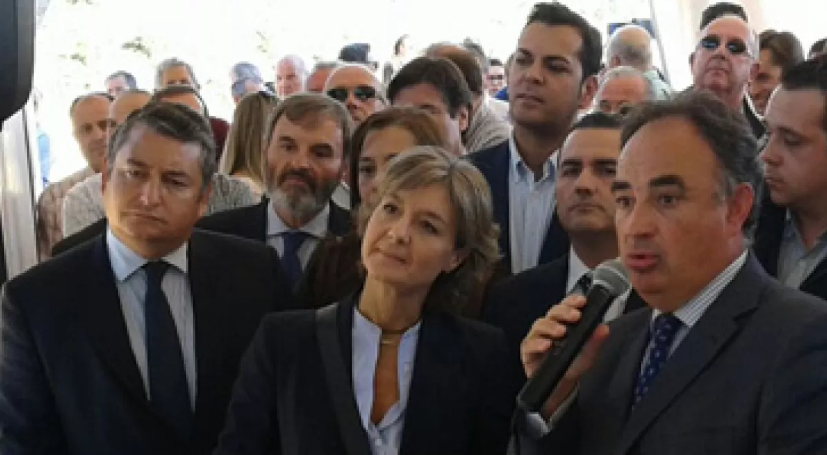Isabel García Tejerina inaugura la presa de Siles en Jaén