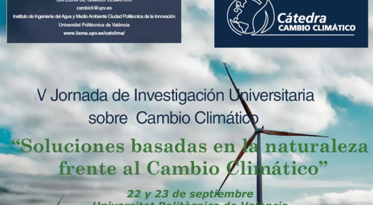 La V Jornada de Investigación Universitaria sobre Cambio Climático llega a Valencia en septiembre