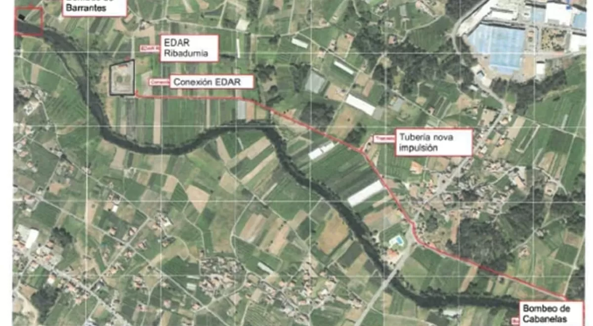 Más de 1 un millón de euros de la Xunta servirá para reforzar el sistema de saneamiento de varios ayuntamientos