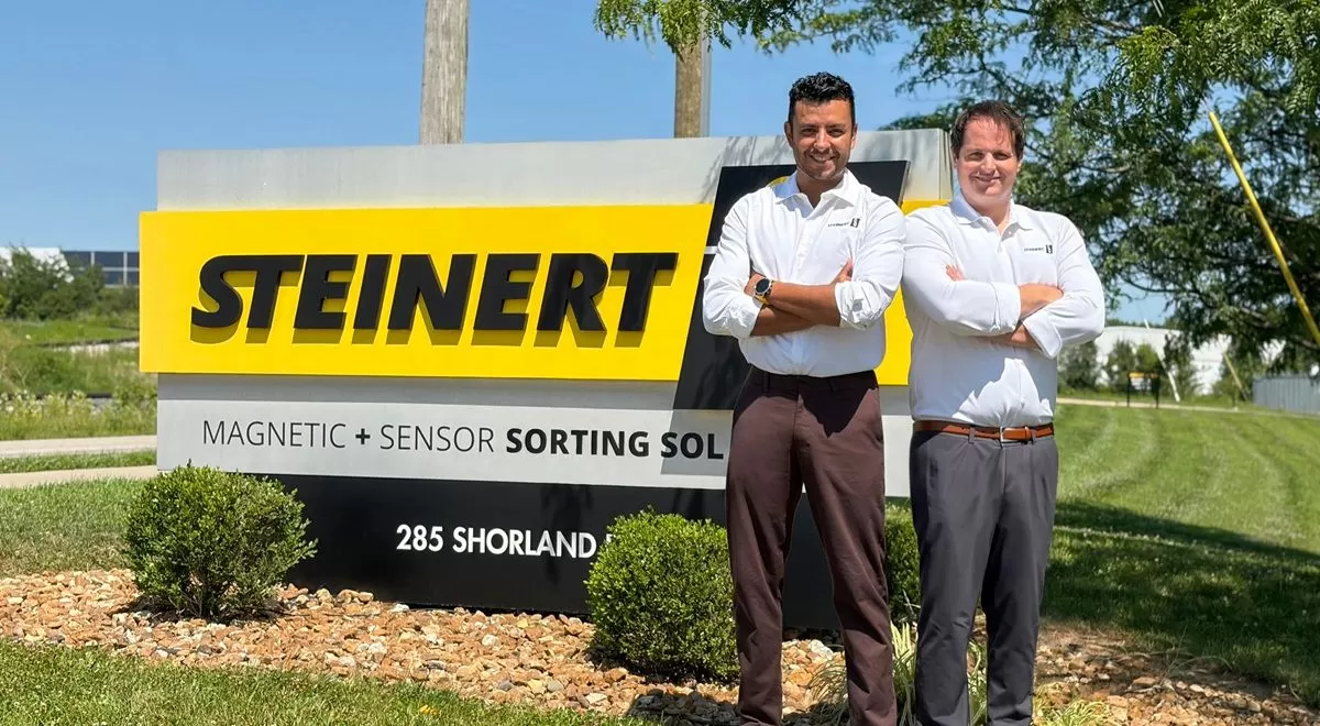 inícius Souto y Robert Broughton, ambos directores generales de STEINERT USA, liderarán la expansión de STEINERT México.