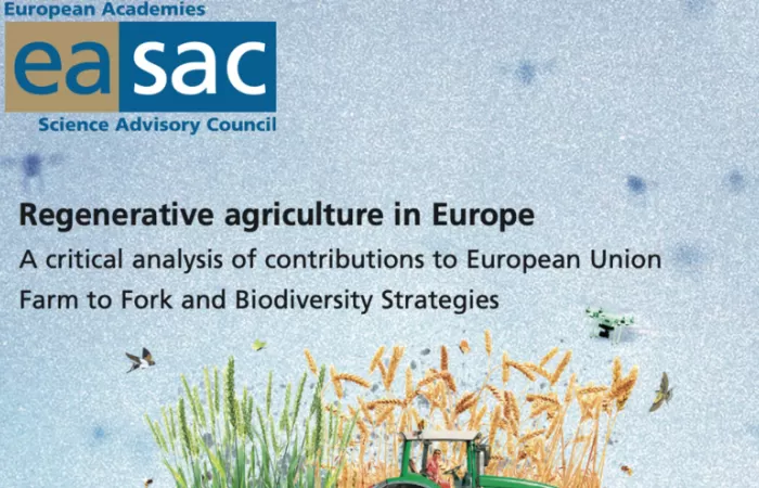 El  nuevo informe de la EASAC evidencia la necesidad de aplicar una agricultura regenerativa