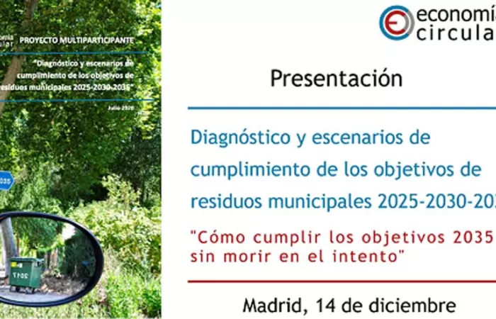 Estudio sobre escenarios de cumplimiento de los objetivos de Residuos Municipales 2025-2030-2035