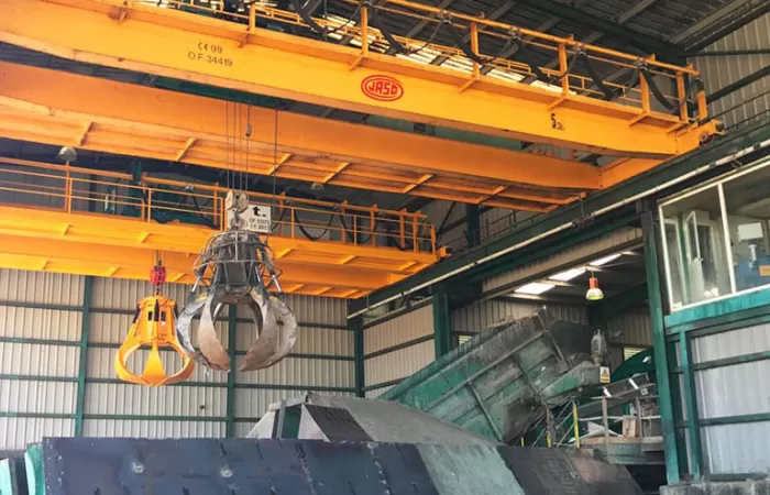 Grúas JASO de última generación para el tratamiento de residuos urbanos