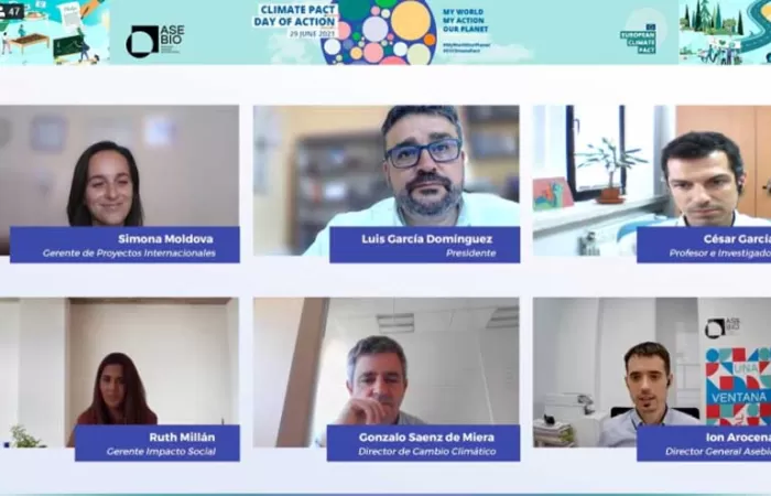 Principales actores unidos para celebrar el evento español del Día de Acción del Pacto Climático