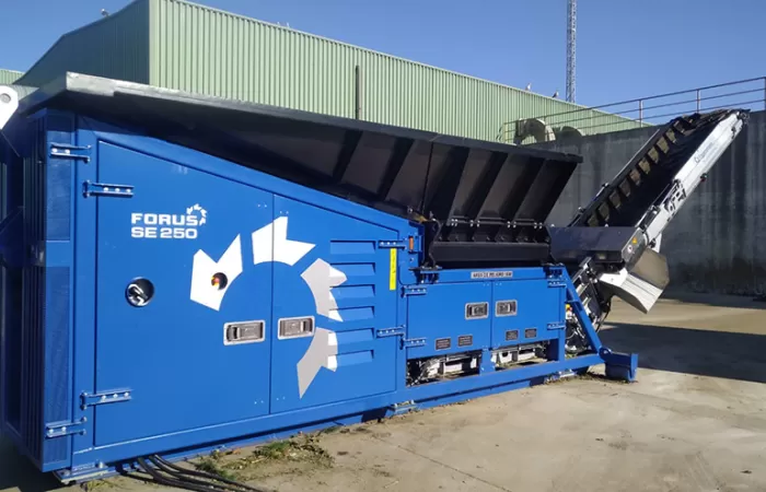 Eggersmann pone en servicio un nuevo triturador FORUS en una planta de Castilla y León