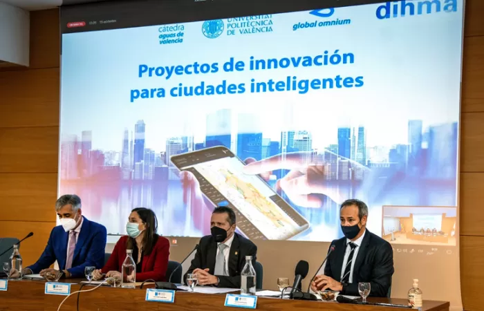 Agua y Smart Cities en la jornada "Proyectos de innovación para ciudades inteligentes” en Valencia