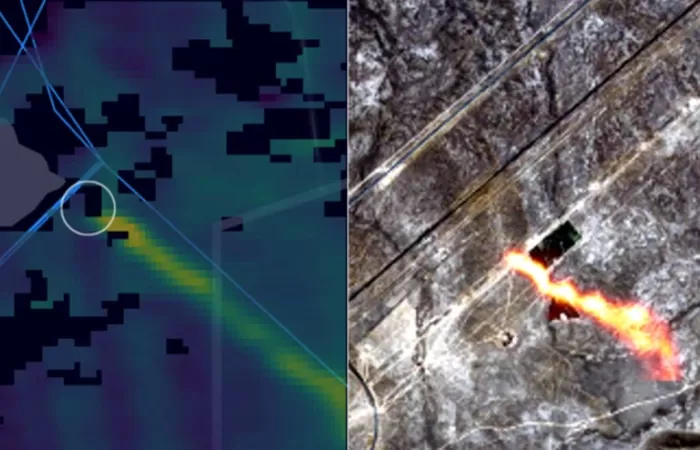 Control satelital de las emisiones de metano de los gasoductos