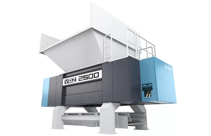 Vecoplan presenta su nueva trituradora VRZ para reciclaje y procesamiento de residuos de madera