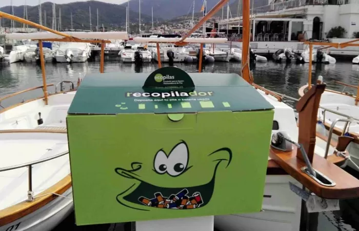 Los clubes y escuelas náuticas baten su récord de recogida de pilas con más de 1,9 toneladas