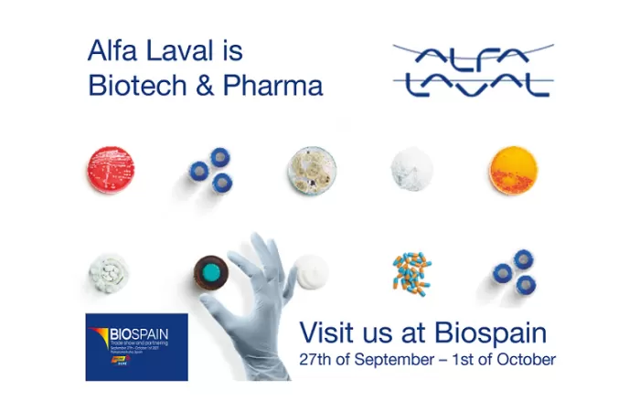 Alfa Laval estará presente en BIOSPAIN, el mayor evento europeo de la industria biotecnológica