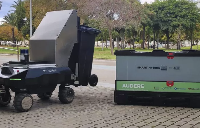 Robots 5G para optimizar la gestión de los residuos urbanos