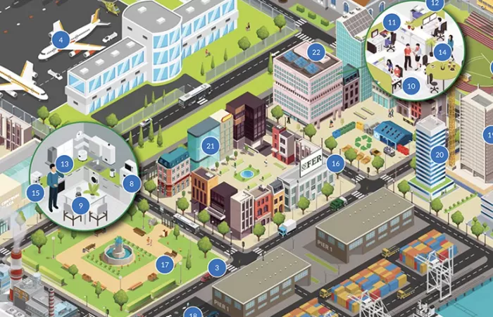 Un gráfico interactivo para concienciar sobre la importancia del reciclaje urbano