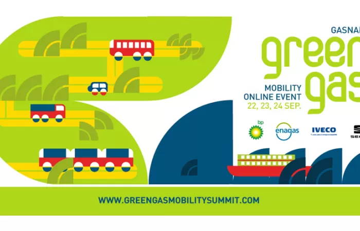 Gasnam celebrará en septiembre Green Gas Mobility Online Event