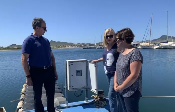 Inician las pruebas del proyecto piloto de oxigenación en el Mar Menor