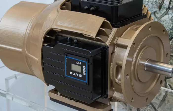 KSB presenta su nuevo prototipo de motor con variador de frecuencia integrado