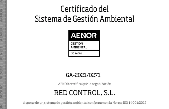 RED CONTROL demuestra su compromiso sostenible al renovar sus certificaciones ISO