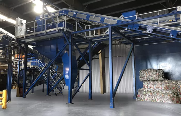 STADLER permite a J&B Recycling una mejora continua de su planta de reciclaje de material mixto seco