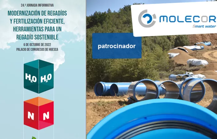 Molecor, patrocinador en la 24ª Jornada Informativa de Riegos del Alto Aragón
