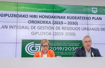 La Diputación de Gipuzkoa aprueba inicialmente el nuevo Plan de Residuos 2019-2030