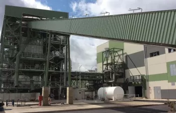 La planta de generación de energía con biomasa de Ence en Huelva inicia la última fase de pruebas