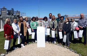 Aqualia abre las puertas de la ETAP de Cabornio a los usuarios de los centros sociales de Oviedo