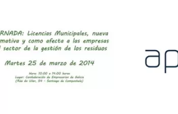 Empresas del sector residuos de Galicia debatirán en Santiago de Compostela la nueva normativa de licencias municipales