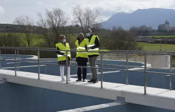 La nueva depuradora de Agurain dará solución a la contaminación del Zadorra