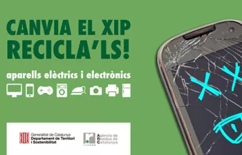 Campaña de recogida selectiva de RAEEs en las bibliotecas públicas de Cataluña