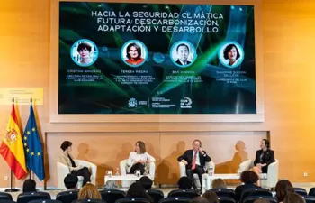 Ban Ki-moon y Teresa Ribera coinciden: "la realidad climática es tozuda e ignorarla hace retroceder décadas"