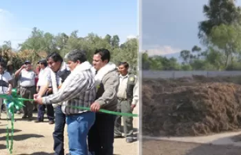 La ARC colabora en la ampliación y mejora de una planta de compostaje en el municipio boliviano de Tiquipaya