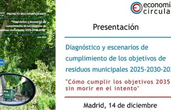Estudio sobre escenarios de cumplimiento de los objetivos de Residuos Municipales 2025-2030-2035