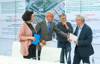 Convenio de colaboración para la mejora del saneamiento del río Oiartzun en Errenteria