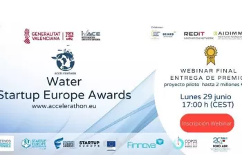 Los participantes del Accelerathon IVACE Water Startup Europe Awards se preparan para la final