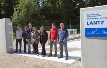 Inaugurada la depuradora de Lantz en Navarra