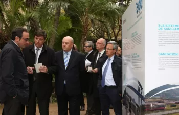 Josep Rull destaca el éxito del modelo catalán de saneamiento de agua