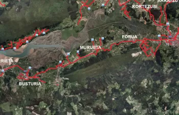 Sale a licitación la obra del colector general de la margen izquierda de la ría de Mundaka entre Gernika y Busturia