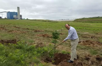 Sogama revegetará 4,11 hectáreas de suelo en el recinto de su complejo industrial de Cerceda