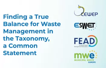 Varias asociaciones piden la inclusión del Waste-to-Energy en el Marco de Taxonomía de la UE