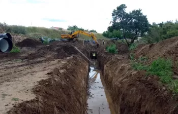 Concluyen las obras complementarias de la actuación de depuración de aguas de Almendralejo