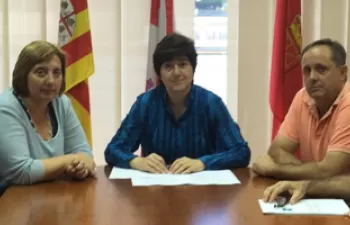 Acuaes impulsa el proyecto de mejora de los regadíos de Fuentes de Ebro en Zaragoza
