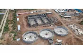 El sistema de tratamiento de aguas residuales de Santa Cruz do Capibaribe en Brasil alcanza el 90% de ejecución