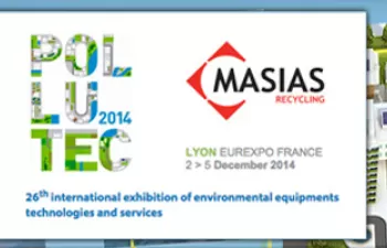 Masias Recycling presenta en Lyon su sistema Waste to Cash durante la 26ª edición de Pollutec