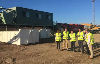 Inaugurada en Jaén capital una nueva planta para tratamiento de residuos de construcción