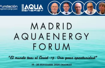La Fundación Ingeniero Jorge Juan celebrará en noviembre la 4ª edición del Madrid AquaEnergy Fórum