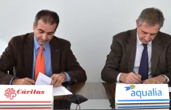 Aqualia y Cáritas Española mejorarán juntos las condiciones de vida de los más desfavorecidos