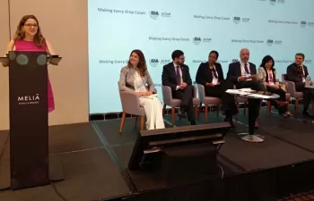 Cebrián invita a abordar la gestión hídrica ante el cambio climático invirtiendo en optimizar la reutilización