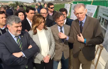 Inauguradas las obras del encauzamiento del arroyo Argamasilla en Écija