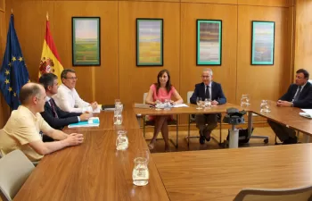 Liana Ardiles se reúne con el director del Agua de la Región de Murcia para tratar el Pacto Nacional del Agua