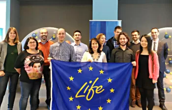 La Comisión Europea evalúa los primeros avances del proyecto LIFE EFFIDRAIN